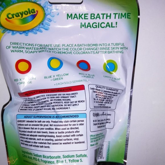 Set of 6‎ Crayola Bath Bombs - Picture 8 of 9